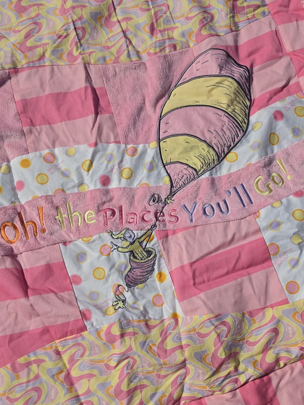 Dr. Seuss Pink, Yellow and White 